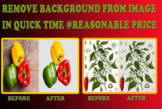 remove background from Image or Logo in quick time at...