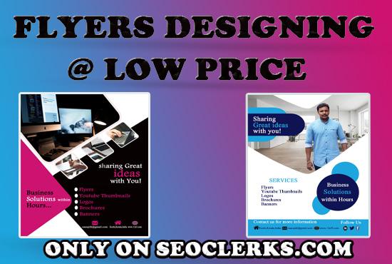 I will do a flyer, bifold, trifold, brochure desig...