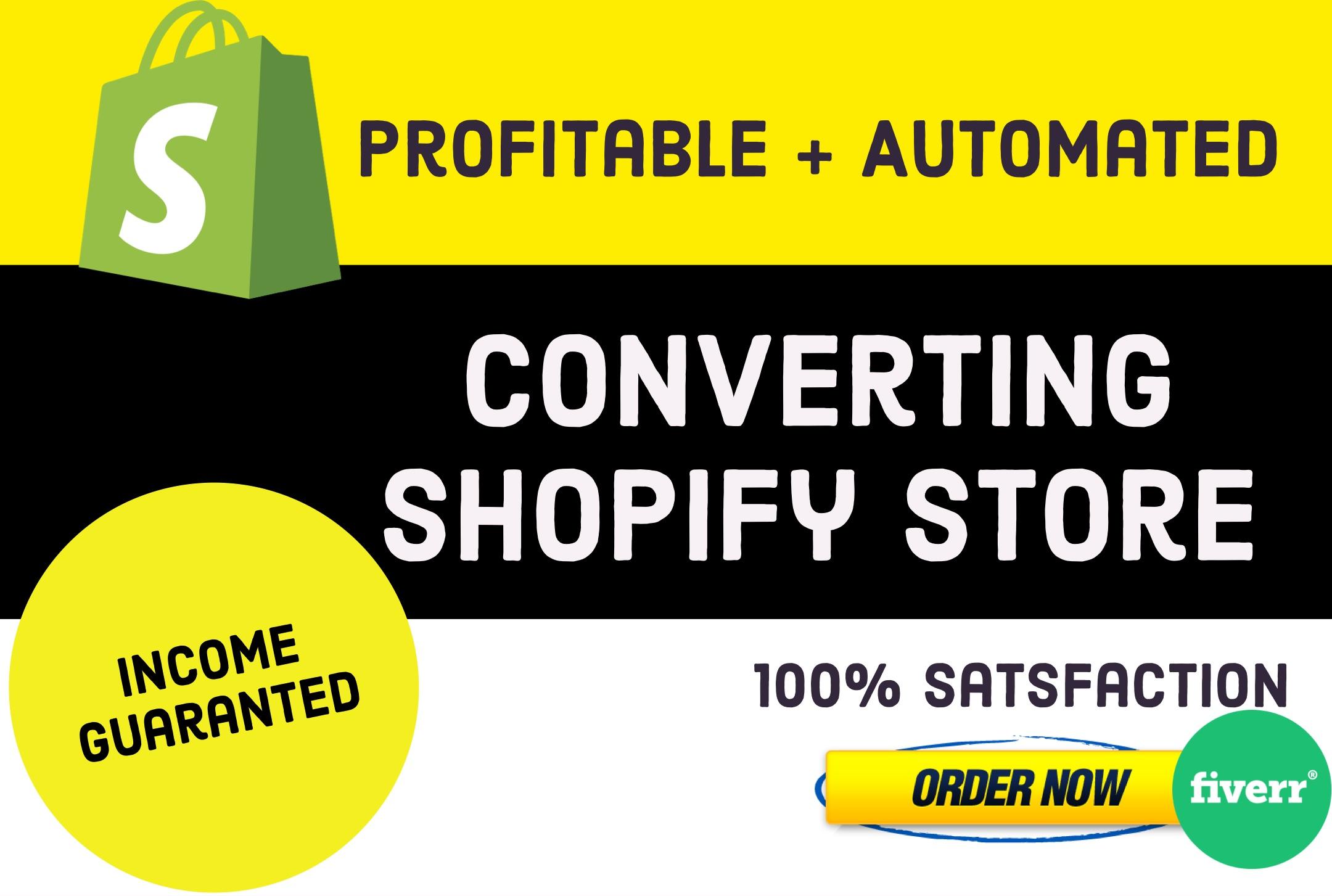 High Converting Full Shopify Store Development