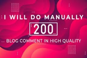 I Will Do 200 Manual Do Follow Blog Comments backlink...