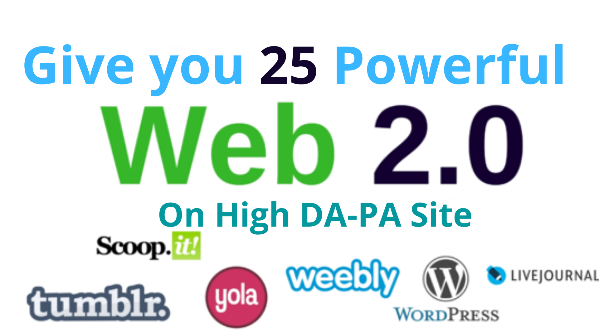 Provied 25 WEB2.0 Blogs with Relevant Article & P...