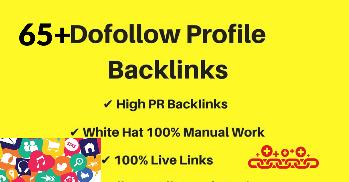Give You 65+ high da profile backlinks manually for S...