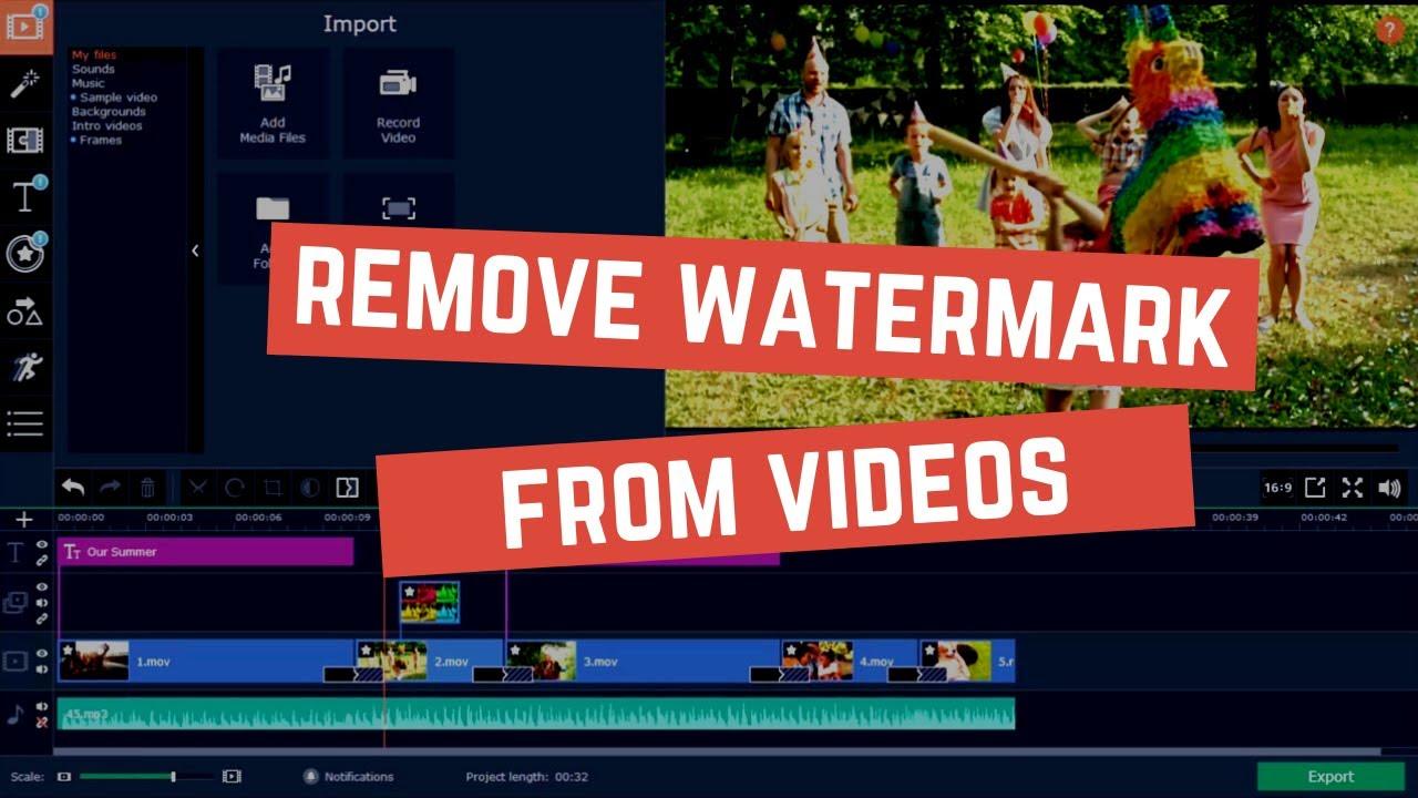 I will remove watermark logo text from your video and...