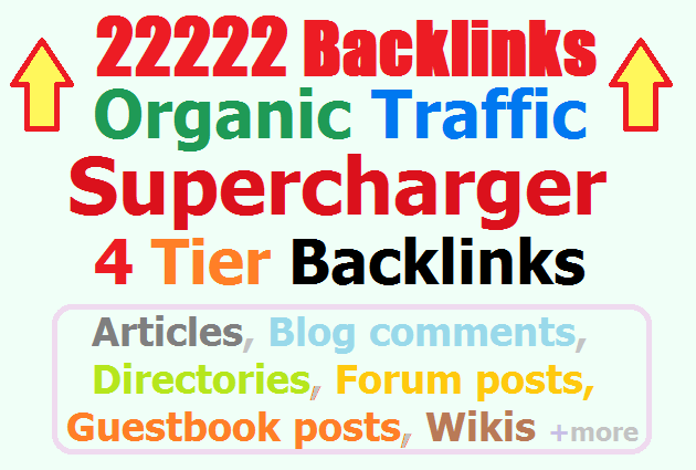 22222 Tier1-4 Backlinks Guaranteed Organic Traffic Su...