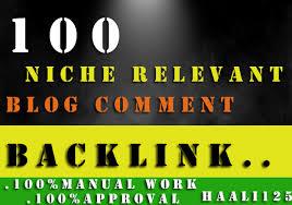 I Will Provide 100 Niche Relevent Blog Comments Backl...