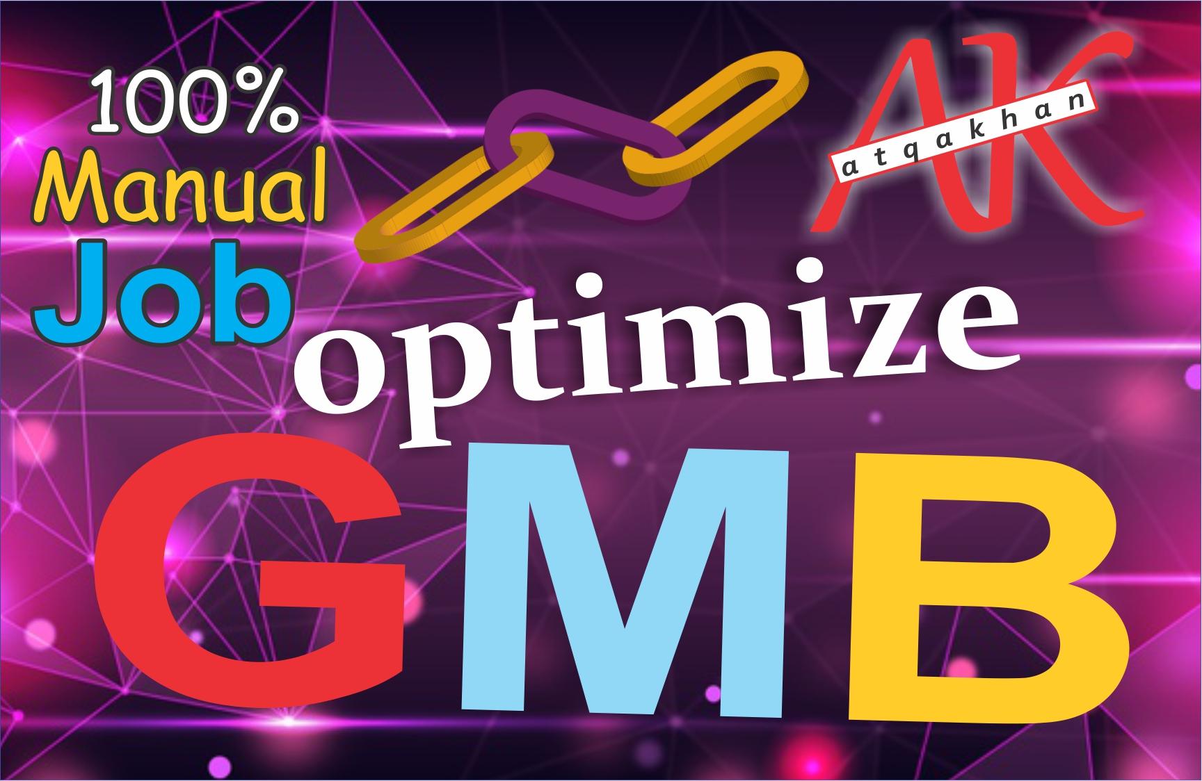 I will optimize your gmb listings 1st page on google ...