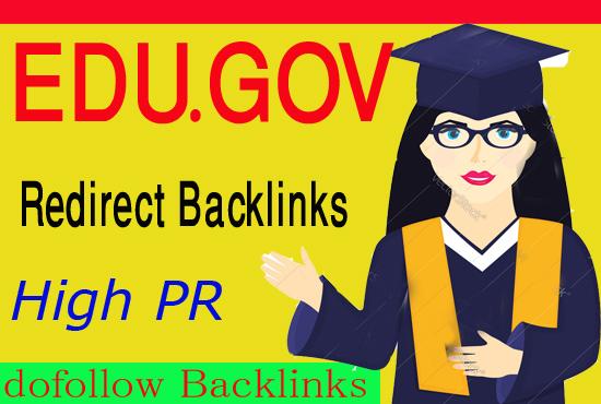 Create 50+ EDU GOV Redirect dofollow Backlinks