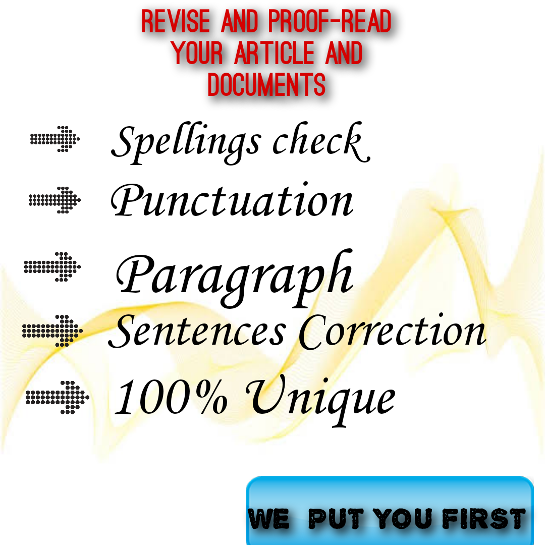 Proofreading and Rephrasing service available for dif...
