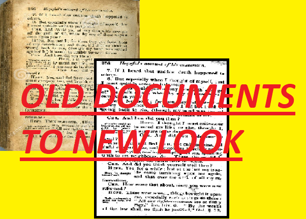 Data Entry in Word from PDF JPEG