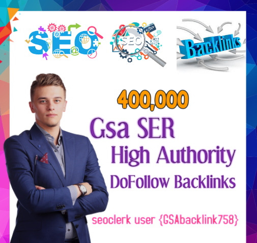 Top Most powerful 400,000 Gsa Ser backlinks, high qu...