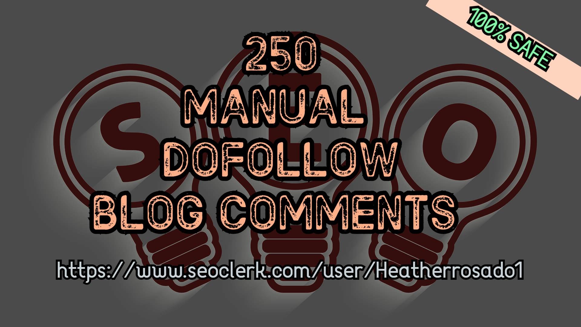 I will publish x250 Blog Comments For Your Website