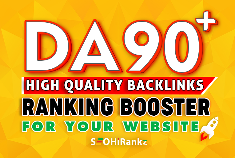I will provide da 90 high quality seo backlinks via 3...