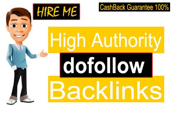 I will build high authority seo dofollow backlinks to...