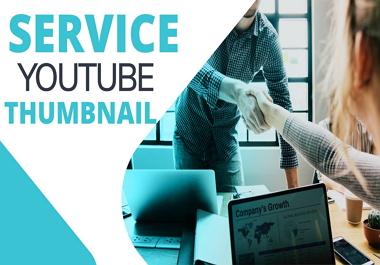 I will design attractive 3 youtube thumbnail in 24 ho...