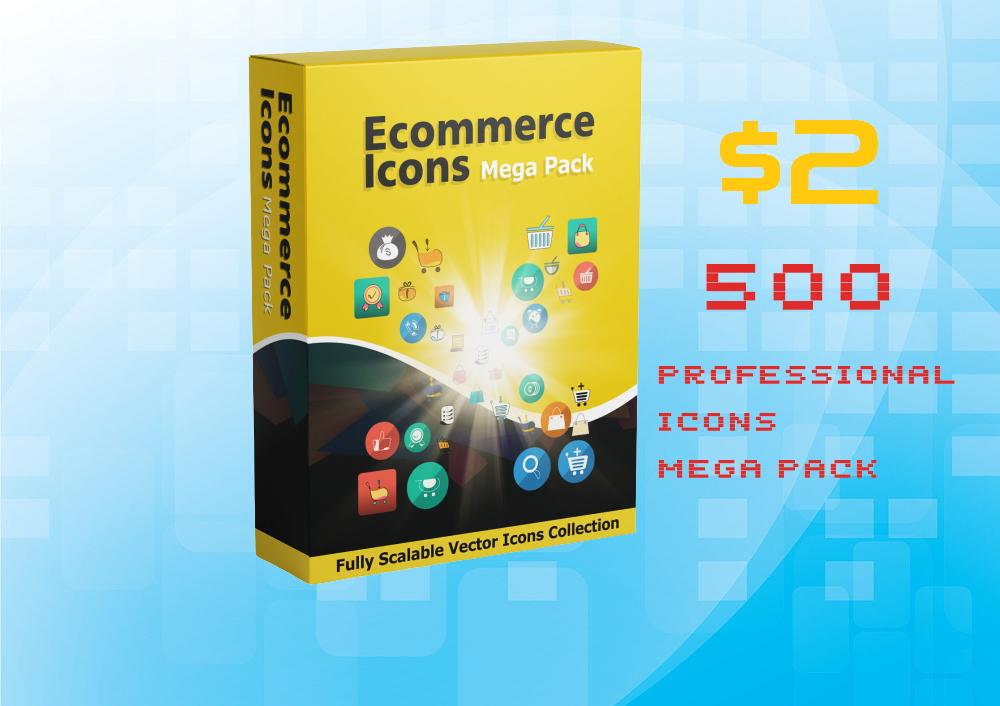 I Will Give You 500 ProfessionalE-Commerce Icons Mega...