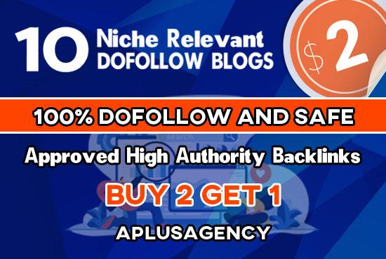 Provide 10 Dofollow Niche Relevant Blog Comment SEO B...