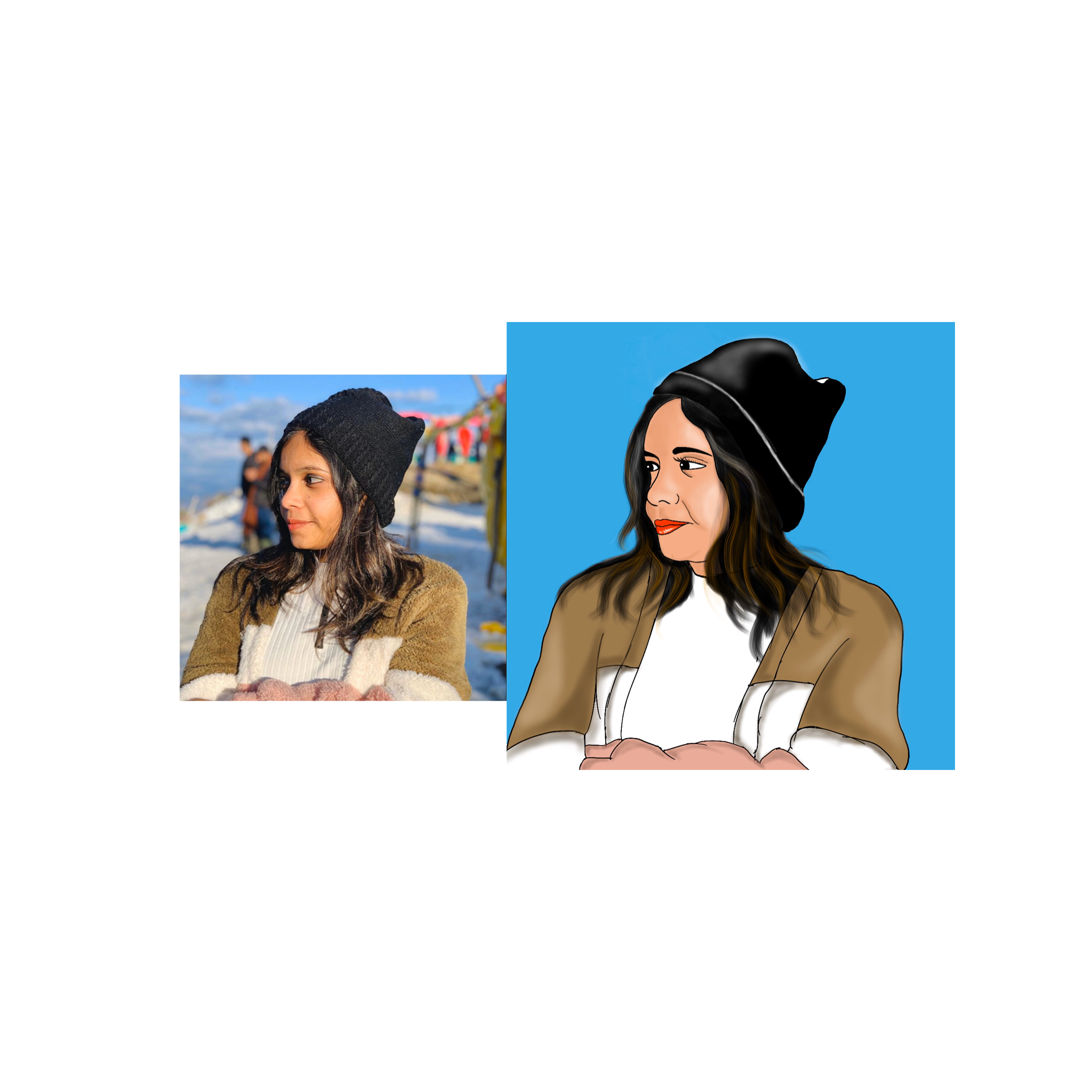 Get a Cartoon Sketch, Caricatures of yourself, PS -...