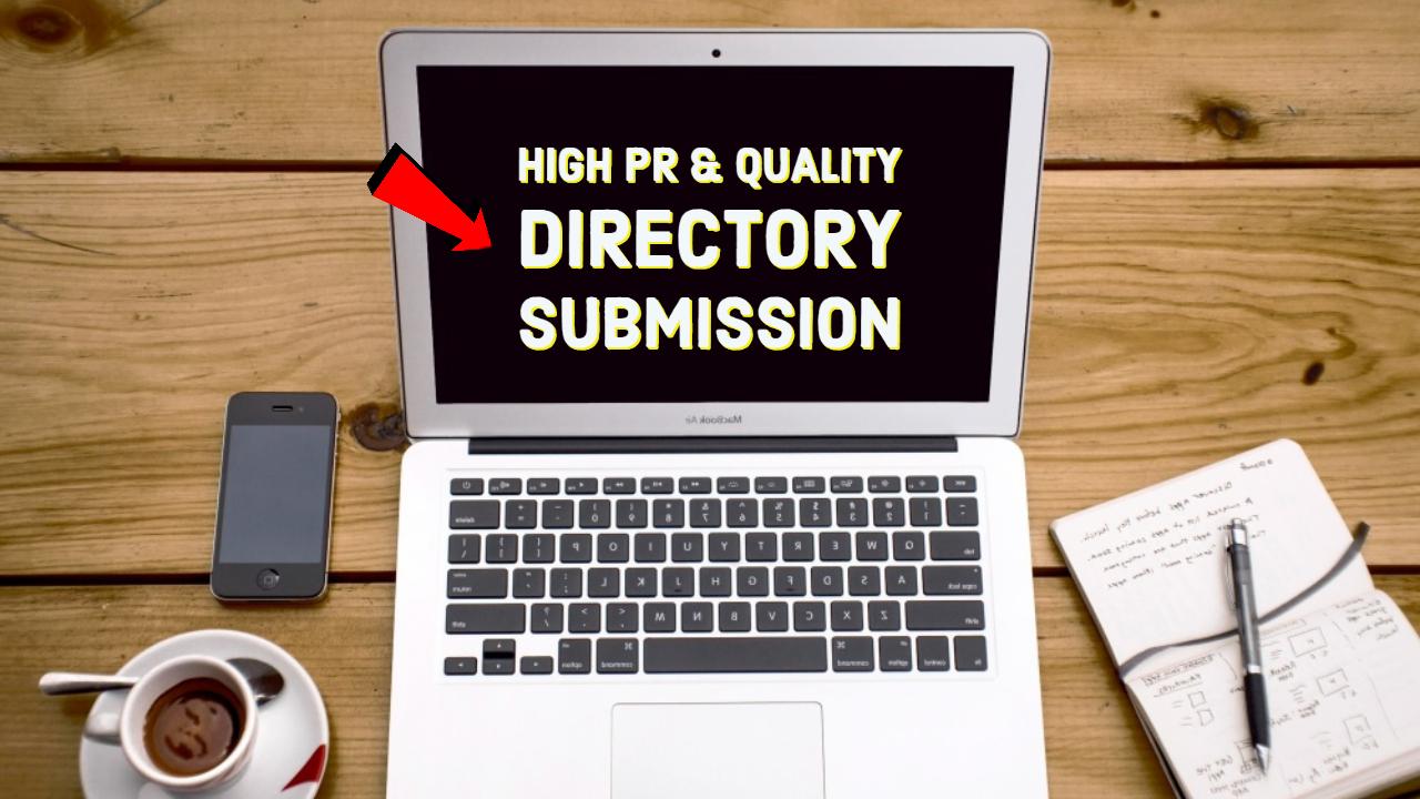 I will do 100 directory submission, manually