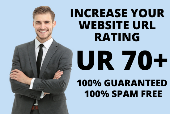 I will increase your website Ahrefs URL Rating UR 70+...