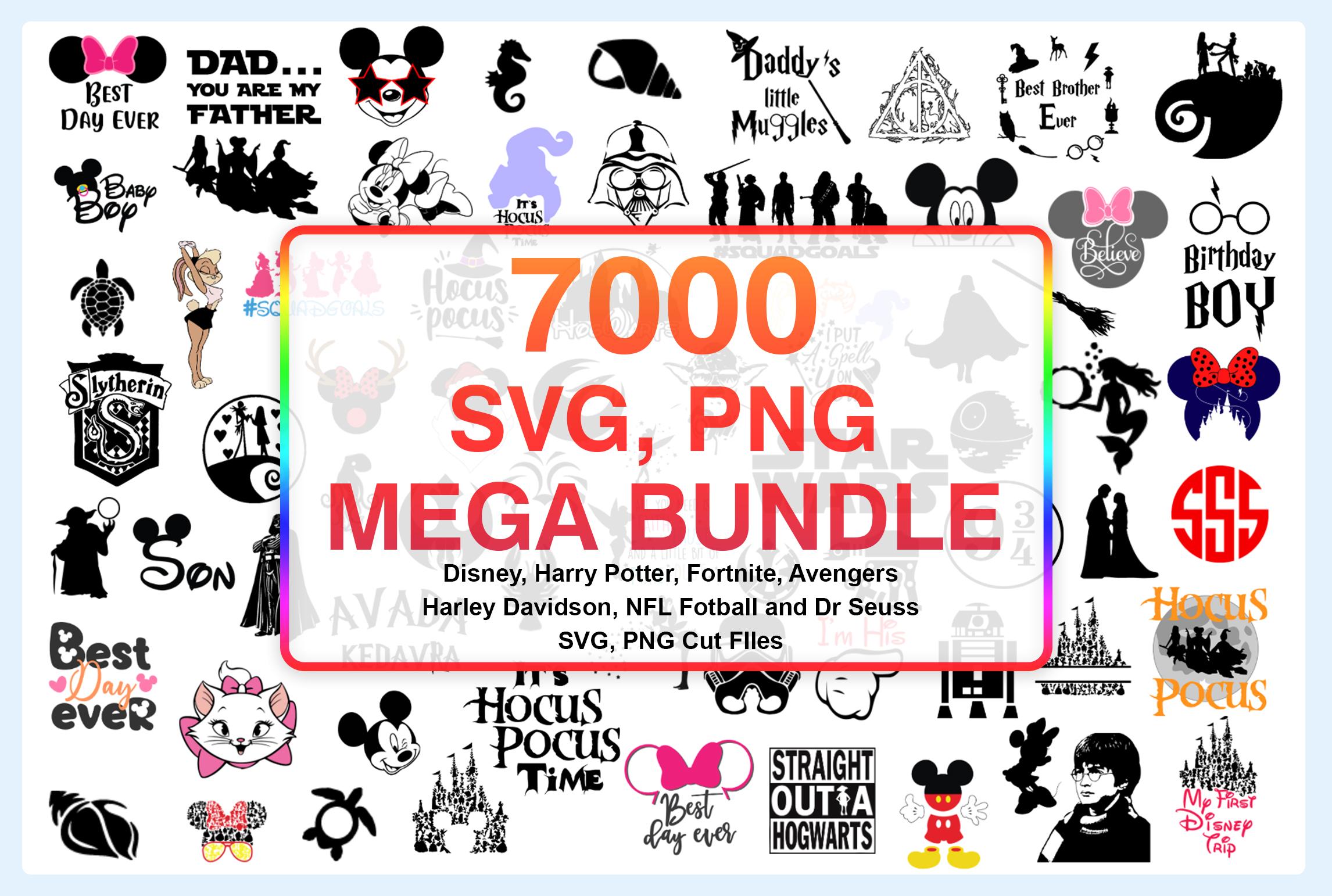 7000 SVG PNG Cutfile Mega Bundle