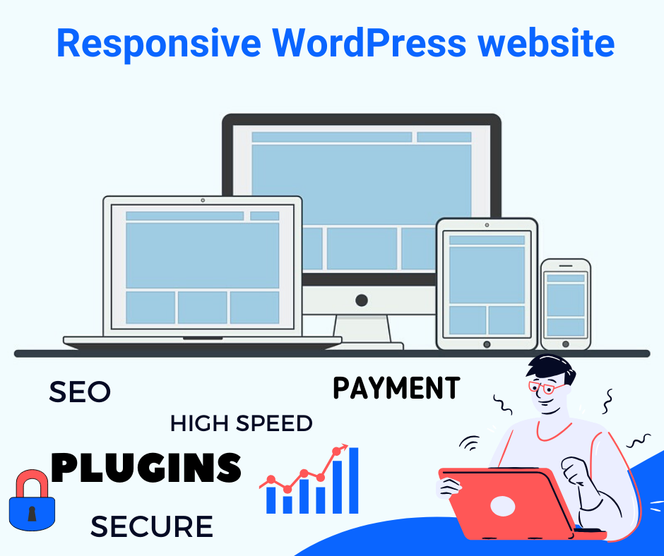 SEO friendly Responsive WordPress website designer
