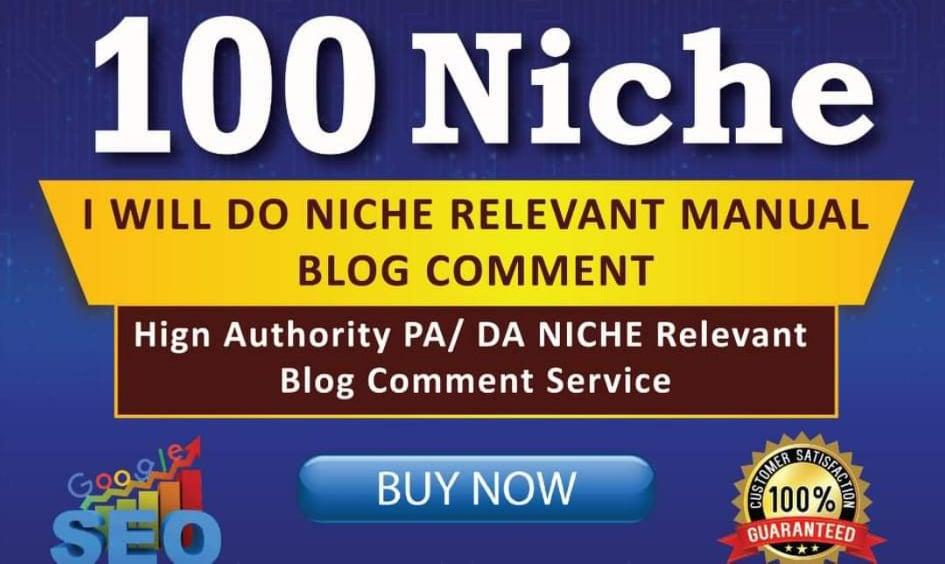 I will 100 niche relevant blog comment backlinks low ...