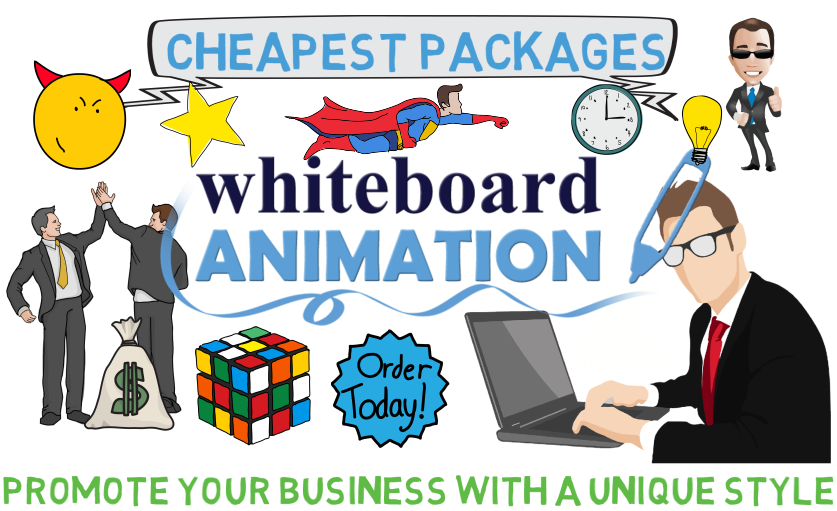 I will create a professional whiteboard animation vid...