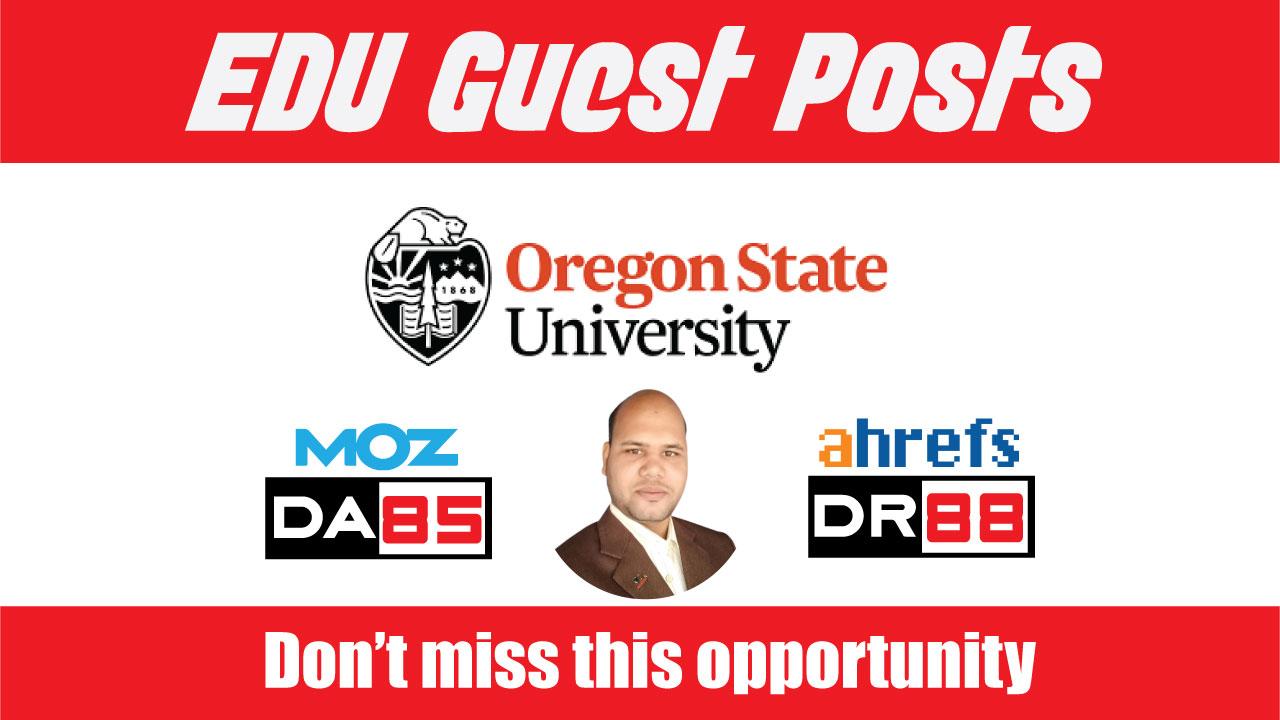 Edu Guest Post on Oregon State University - DA85, DR...