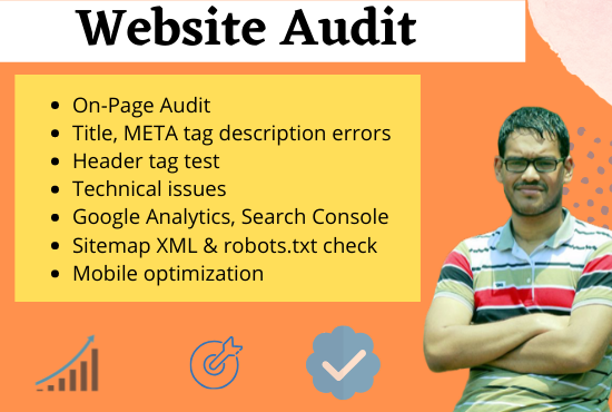 I will Audit Your Website and provide a Detailed Repo...