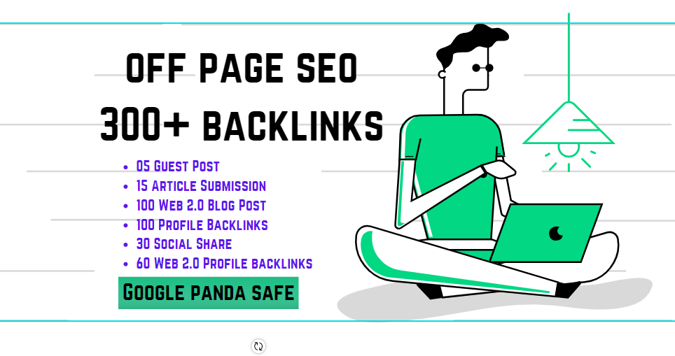 Provide Off Page SEO 300+ Backlinks service