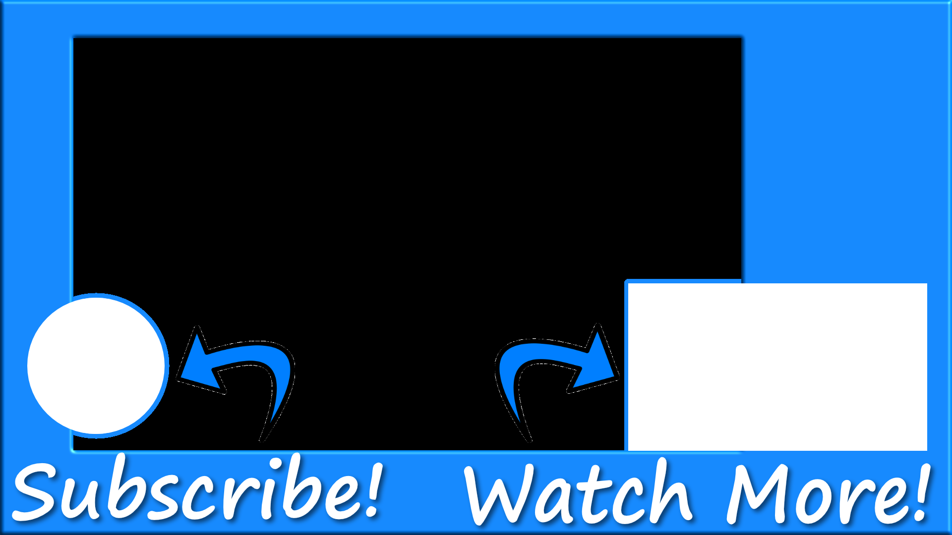 Youtube Endcards Layout for youtube videos