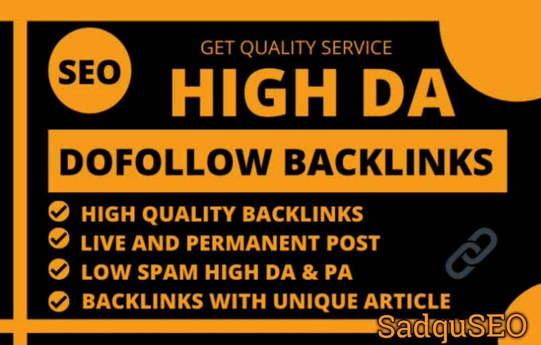 Provide you 15 DA 30-40 permanent Dofollow PBN Backli...