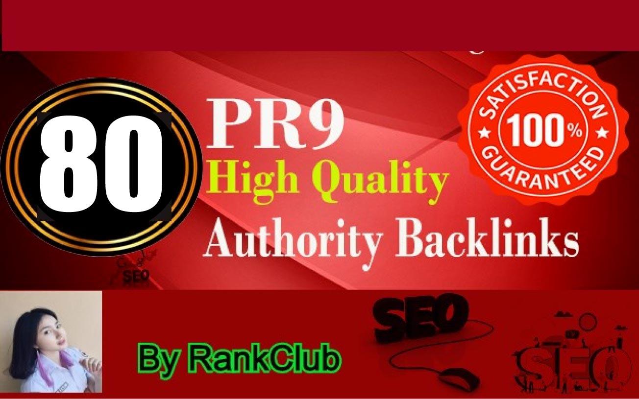 90+ DA Safe SEO 80 PR9 Backlinks Manually Create Help...