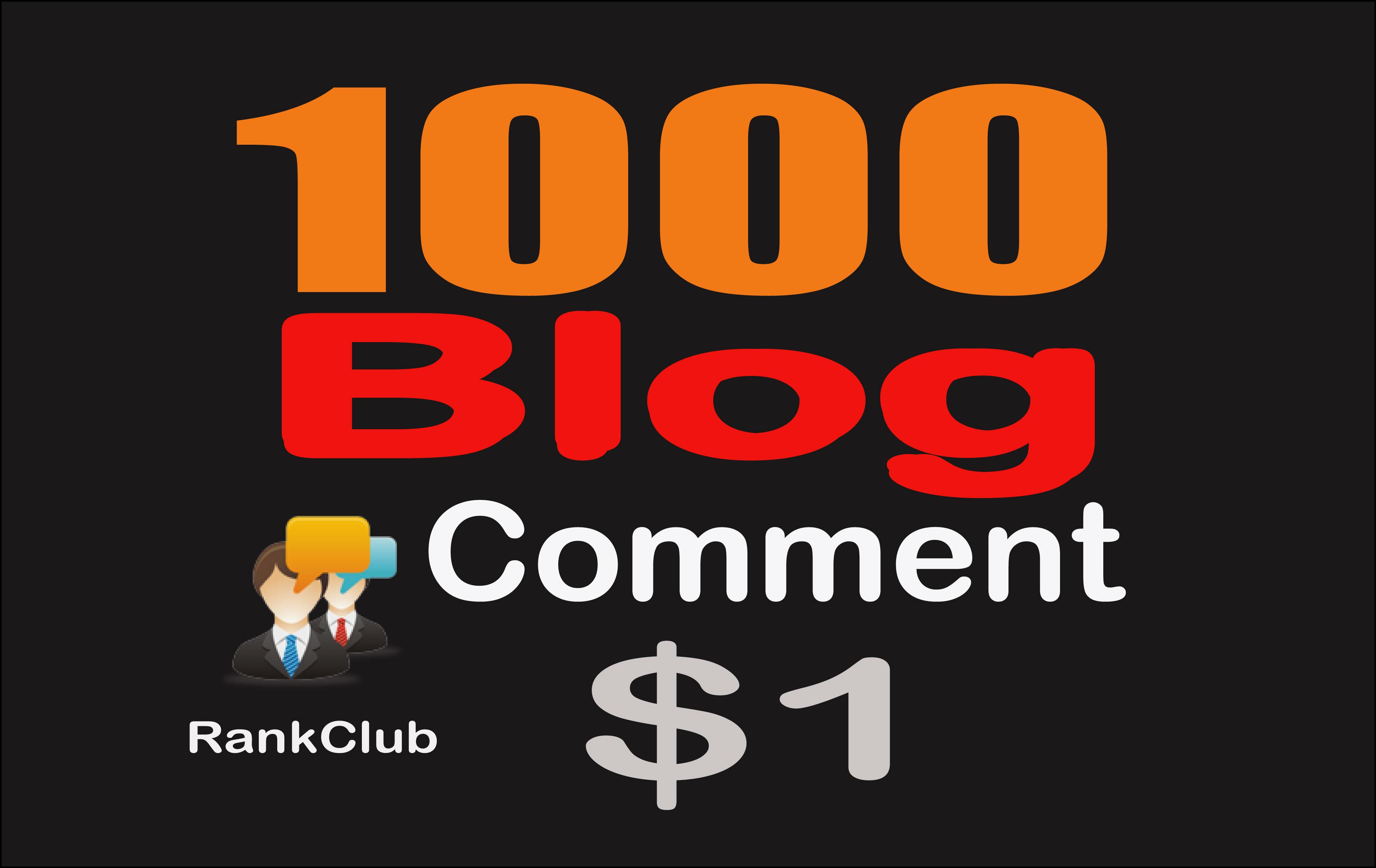 5x Order - Create 1,000 Blog Comments Backlinks