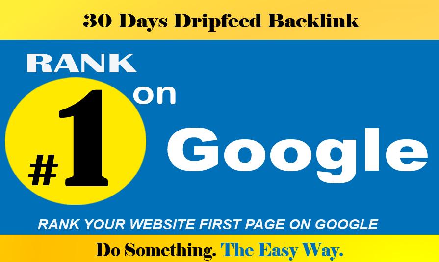 30 days drip-feed OR refund money seo with high quali...
