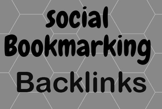 Create manually 50 social bookmarking backlinks