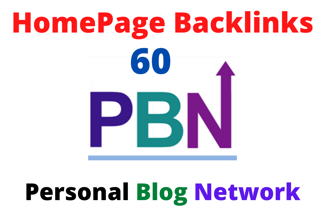Manually 60 DA 70+ Homepage PBN Backlinks PR-9 To Sky...