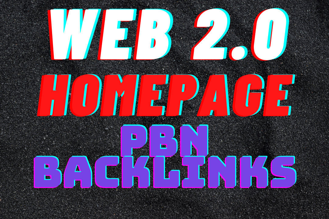 Add create 300 hompage WEB 2.0 manually HQ backlinks ...