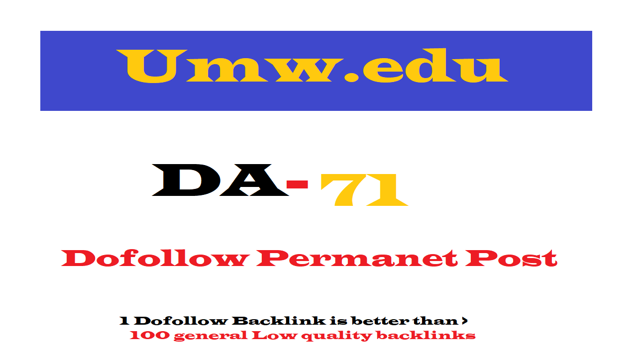 Guest Post On University Of Mary Washington Permanent...