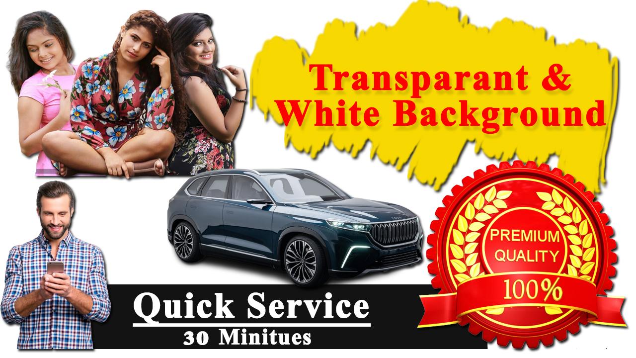 Remove or change background professionally any 5 imag...