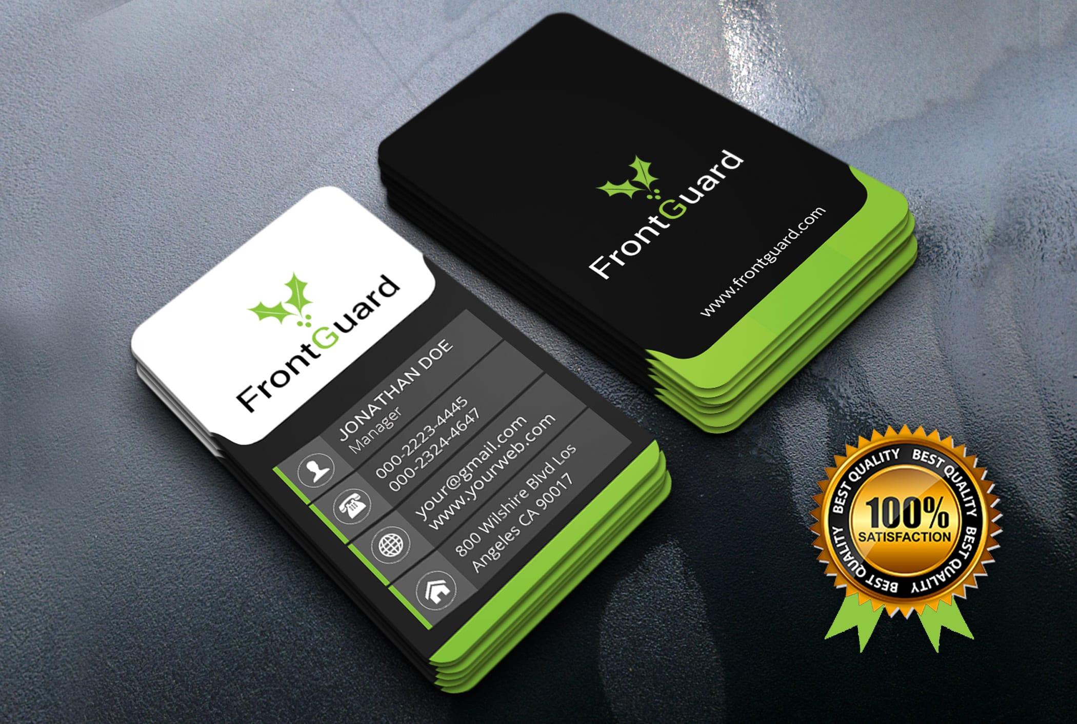 I will create your 2 different business card design c...