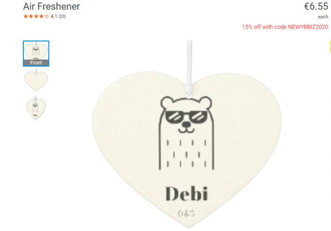 I will create you a zazzle store and custom products