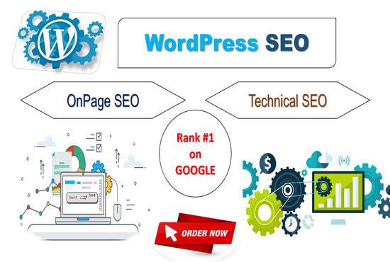 I will do Onpage SEO and technical optimization for W...