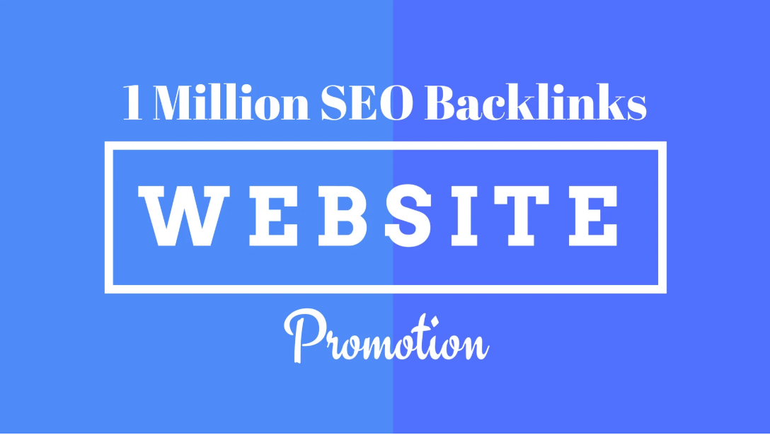 I will create 1m SEO backlinks for website promotion,...