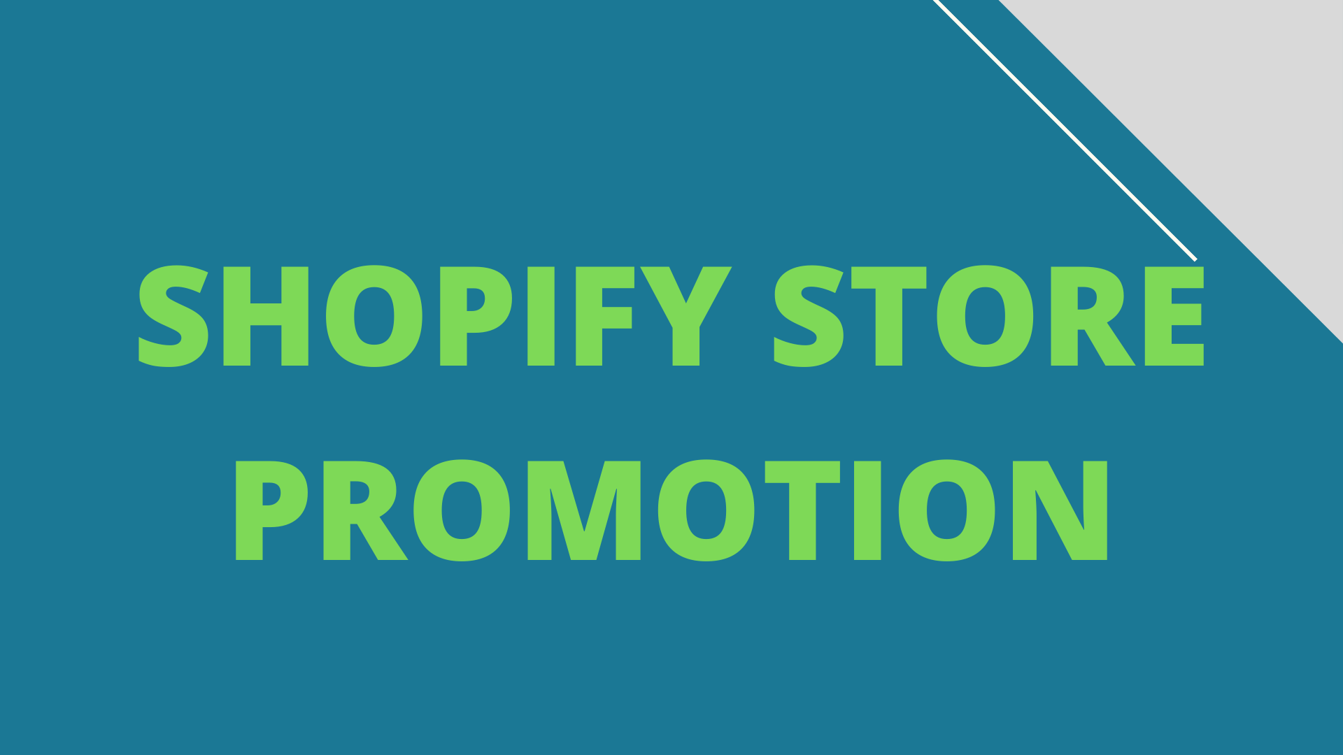 I will provide shopif shop promotion by multi plus ba...