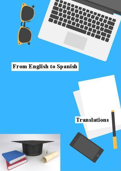 Translations from English to Spanish