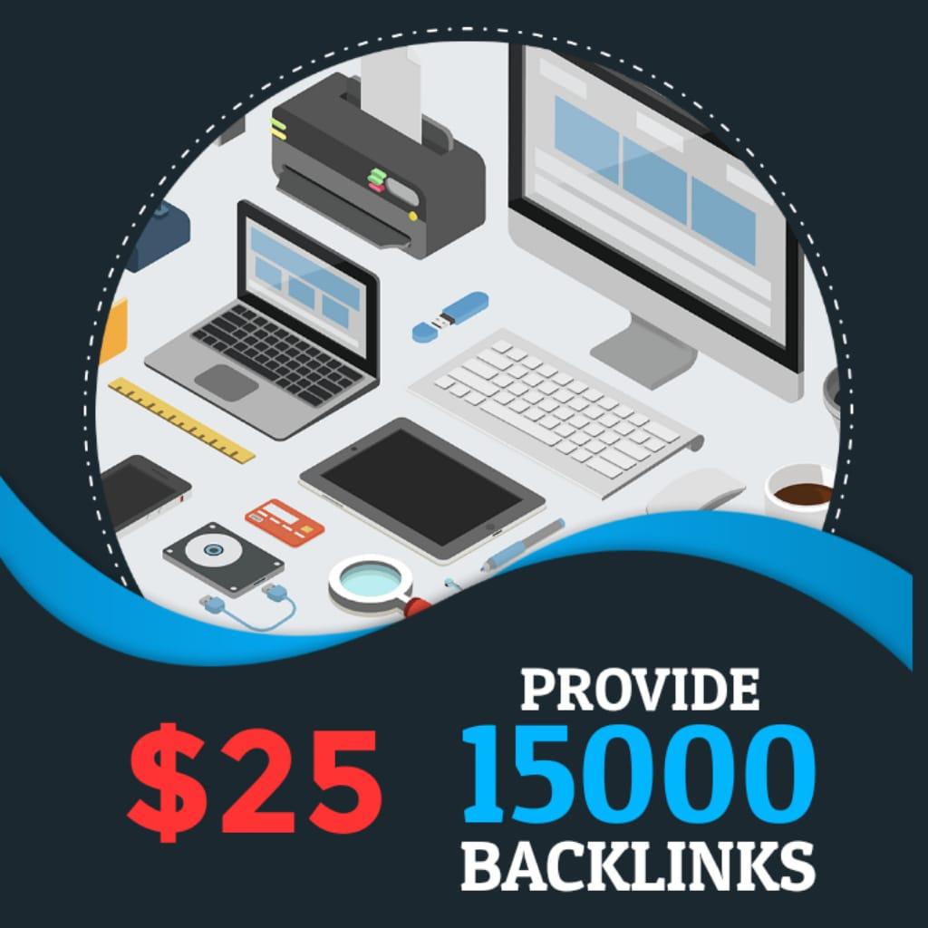 website ranking with 15000 High quality SEO backlinks...