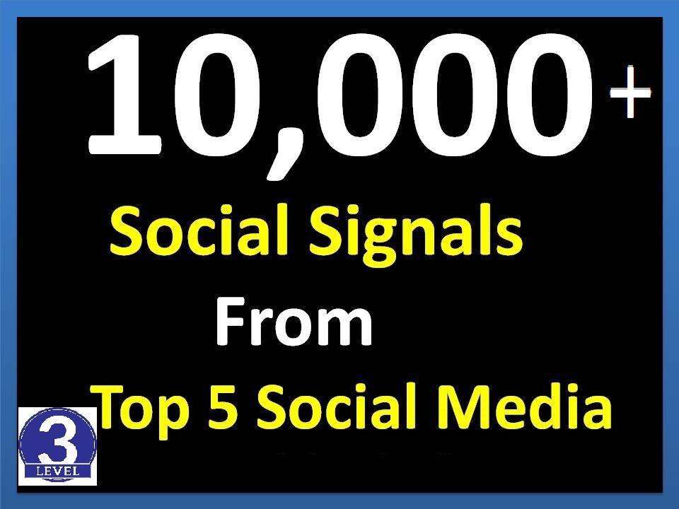 TOP 5 Best Social Media Sites 10,520+Mixed Social Sig...