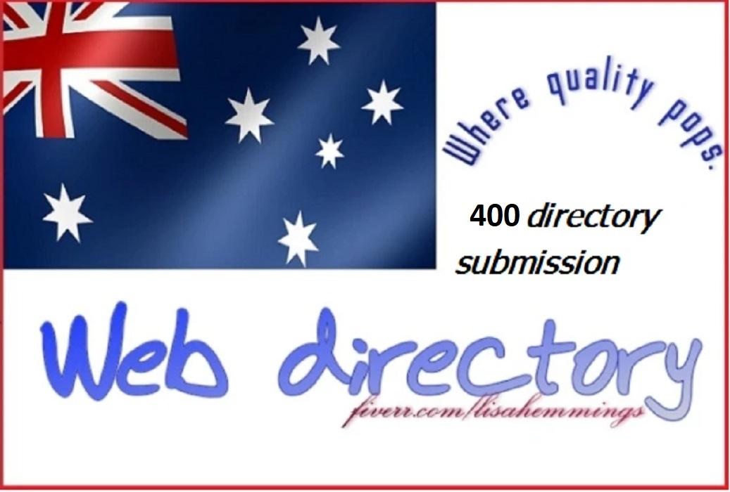 I will submit mannually high quality 400 Directory su...