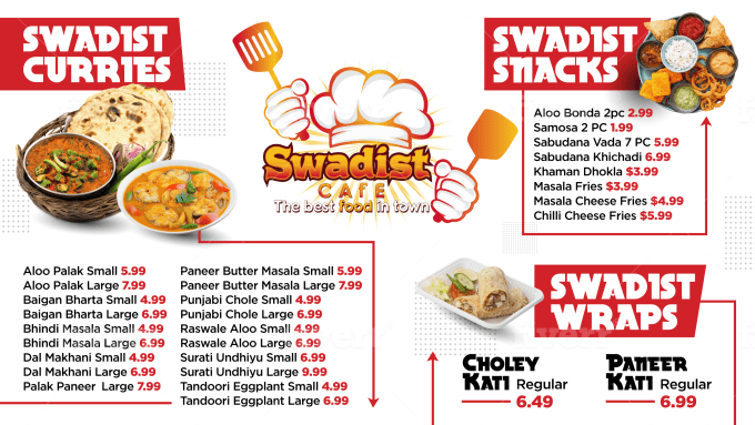 Your Professional classy menu design